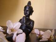 Buddha and flowers